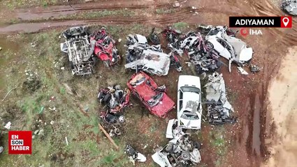 Adıyaman'daki araç mezarlığı