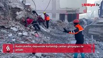 Tık sesiyle hayata dönüş! Enkazdan çıkarıldı, ilk isteği çay oldu