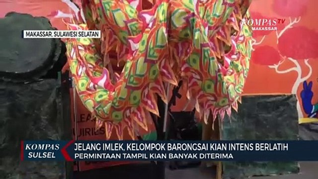 Jelang Imlek, Kelompok Barongsai Kian Intens Berlatih
