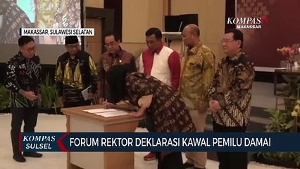 Forum Rektor Deklarasi Kawal Pemilu Damai