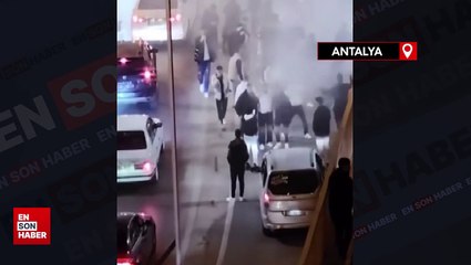 Antalya'da asker uğurlamasında yol kapattılar
