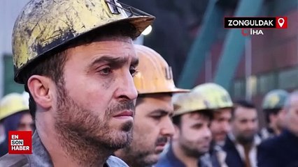 Maden işçileri deprem felaketinde hayatını kaybedenleri dualarla andı