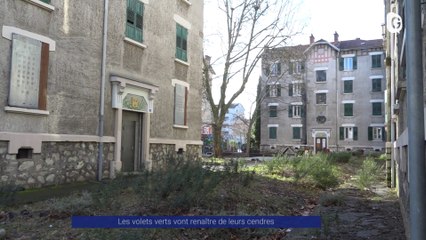 Reportage - Les volets verts vont renaître de leurs cendres - Reportages - TéléGrenoble