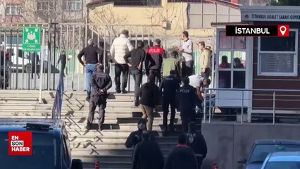 Çağlayan Adliyesi önünde hareketli anlar: Silah sesleri yükseldi