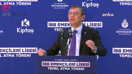 Özgür Özel'den Erdoğan'a: Kral, çırılçıplak çıkıp kendini ifşa etti