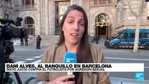 Informe desde Barcelona: inició juicio contra exfutbolista Dani Alves por agresión sexual