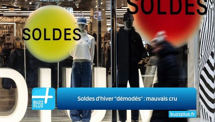 Soldes d'hiver "démodés" : mauvais cru