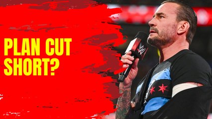 CM Punk's return to WWE cut short after just one televised match