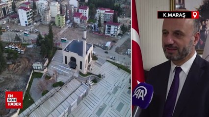 Kahramanmaraş'ta depremde hasar gören camilerden 580'i onarıldı