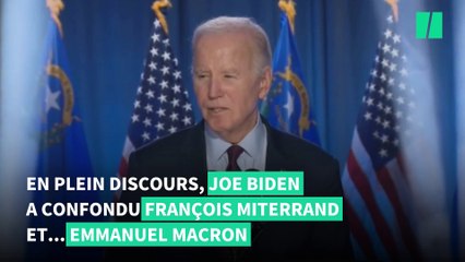 Joe Biden confond François Mitterrand et Emmanuel Macron