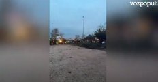 La queja de un agricultor por la alta presencia policial en las protestas: 