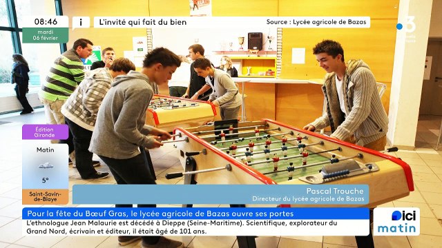La fête des Boeufs gras au lycée agricole à Bazas
