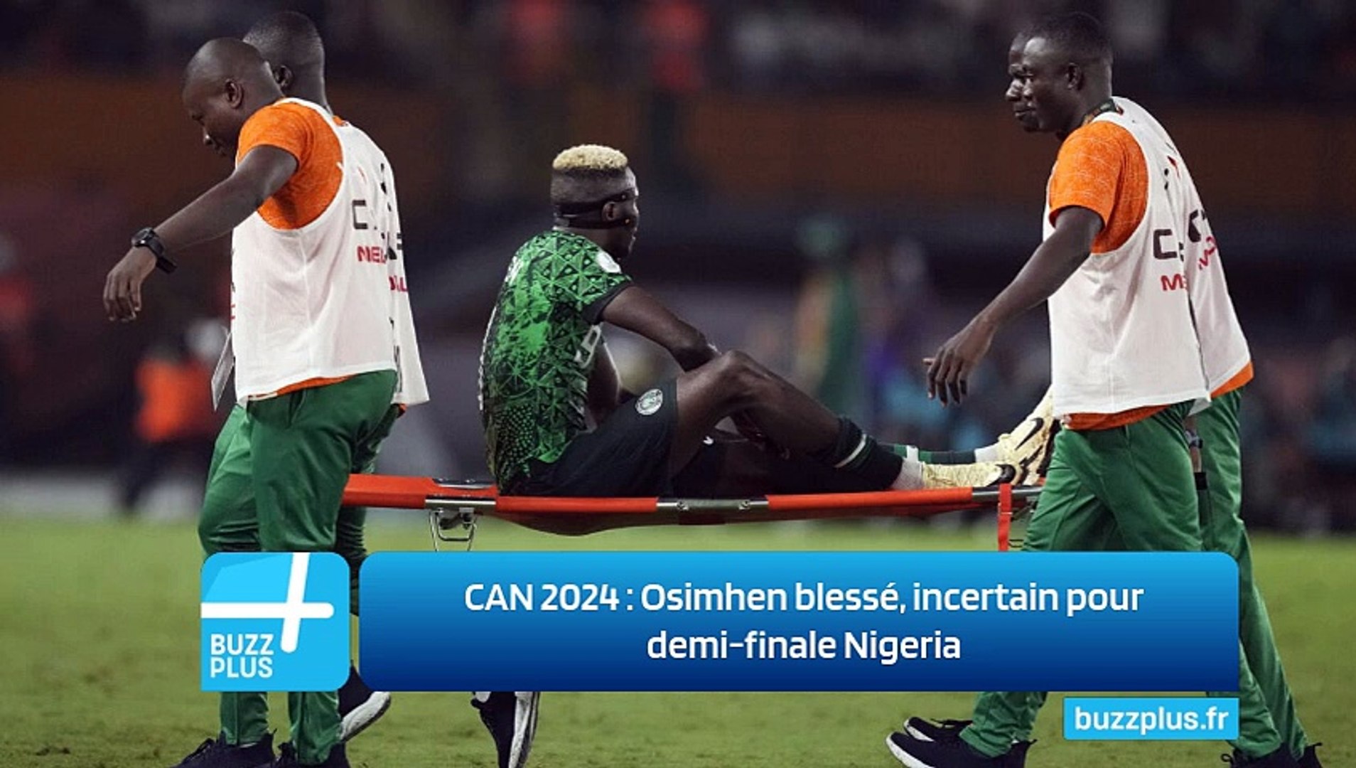 ⁣CAN 2024 : Osimhen blessé, incertain pour demi-finale Nigeria
