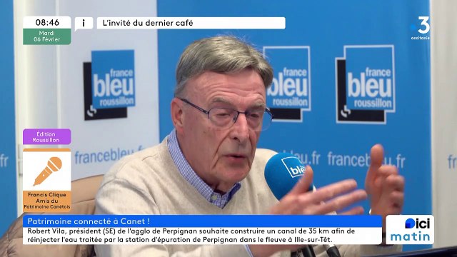 Francis Clique président de l'association les Amis du Patrimoine Canétois et Méditerranéen