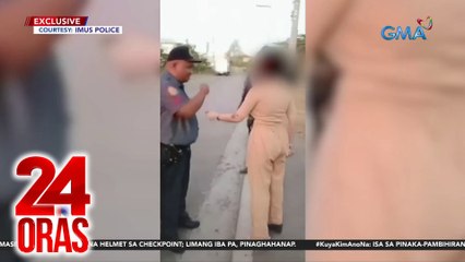 Sangkot sa aksidente, nanampal ng pulis | 24 Oras