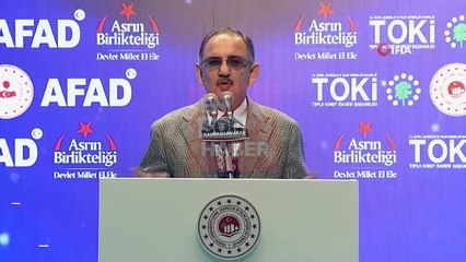 Mehmet Özhaseki Kahramanmaraş'ta: İlk gününden beri buradayız, gitmek yok