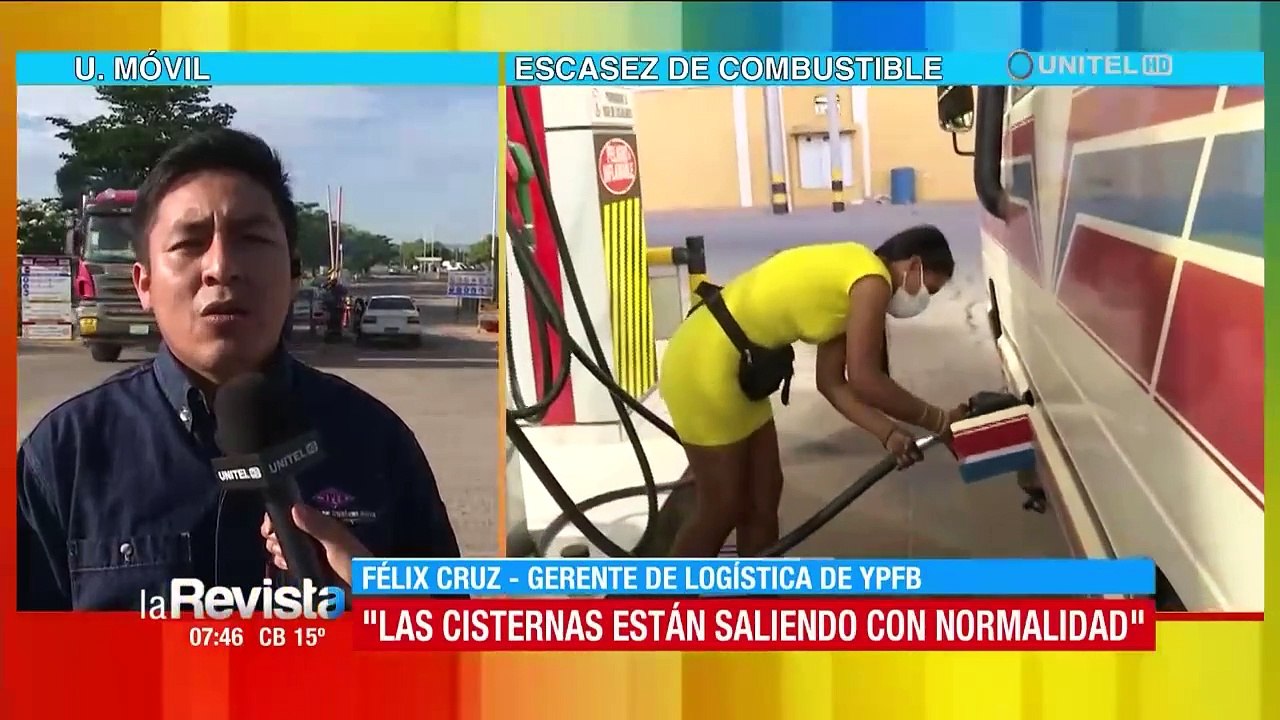 YPFB dice que el abastecimiento de combustible es normal, pero las filas persisten en los surtidores