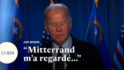 Download Video: Joe Biden confond Emmanuel Macron et François Mitterrand lors d'un meeting de campagne