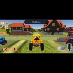 Tractor farm simulator, attach seeding machine,part 1