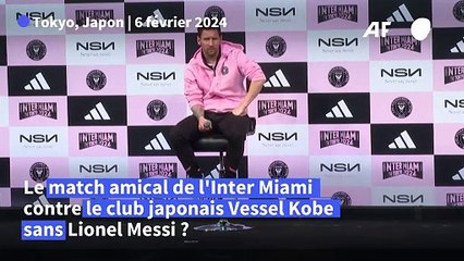 Football: Messi incertain pour le match contre Kobe au Japon