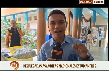 Caracas | Estudiantes de educación media debaten las 7 líneas estratégicas de transformación