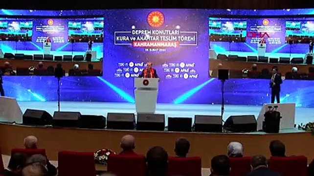 Cumhurbaşkanı Erdoğan: Deprem bölgesindeki 200 bin konutu yıl sonuna teslim edeceğiz