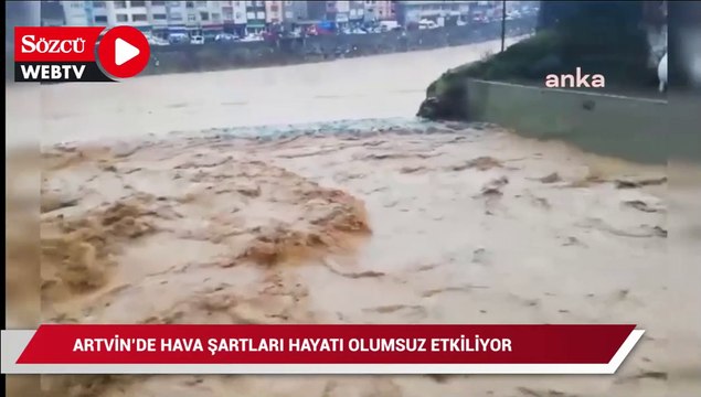 Artvin'de hava şartları hayatı olumsuz etkiliyor