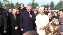 Cumhurbaşkanı Erdoğan, Kahramanmaraş'ta Deprem Şehitleri Kabristanı'nı ziyaret etti
