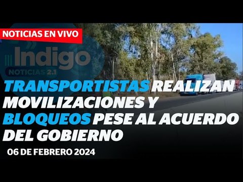 Paro nacional de transportistas: Conductores bloquean algunas carreteras I Reporte Indigo