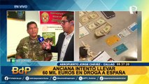 Anciana de 64 años cae en aeropuerto Jorge Chávez con casi 2 kilos de cocaína