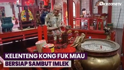 Berdiri Sejak 1820, Kelenteng Kong Fuk Miau di Muntok Bersiap Sambut Imlek