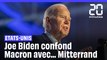 Etats-Unis : Joe Biden confond François Mitterrand et Emmanuel Macron