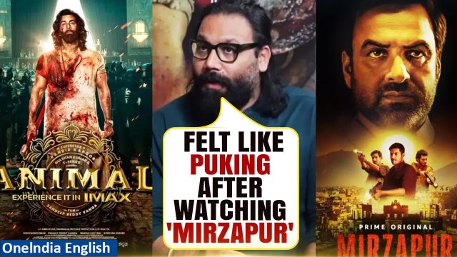 Sandeep Reddy Vanga reacts to Javed Akhtar criticising 'Animal'; speaks about ‘Mirzapur’ | Oneindia