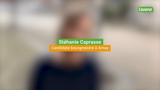 Stéphanie Caprasse, candidate bourgmestre à Amay
