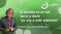 Vladimir Suárez celebra la conquista del Grammy