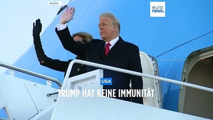 Gericht: Donald Trump ist nicht immun gegen Strafverfolgung