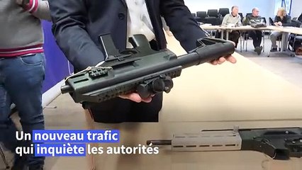 Démantèlement d'un vaste réseau de fabrication d'armes en 3D en France et en Belgique