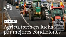 Miles de agricultores colapsan las carreteras para pedir mejores condiciones en el sector primario