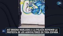 Así ordena Marlaska a la Policía reprimir la protesta de los agricultores en toda España
