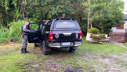 Operação mobiliza helicóptero e cães no litoral do Paraná