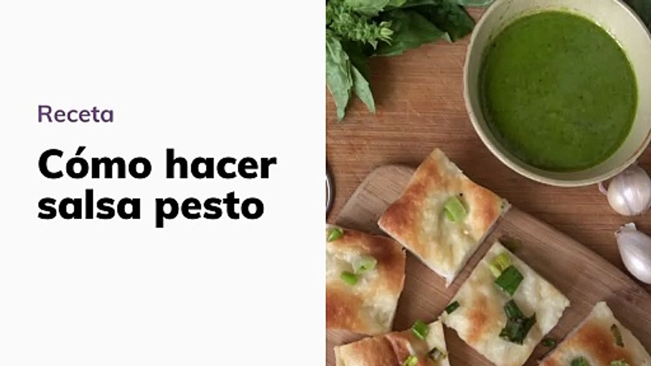 Cómo hacer salsa pesto
