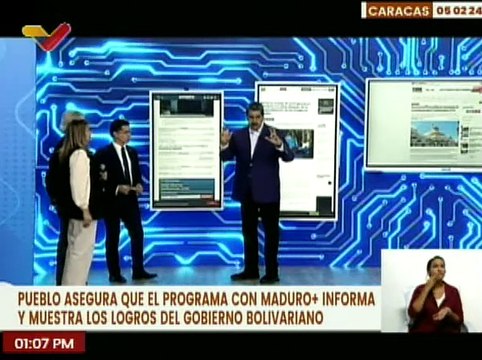 Caraqueños aseguran que programa Con Maduro + impulsa la información y la unión con el pueblo