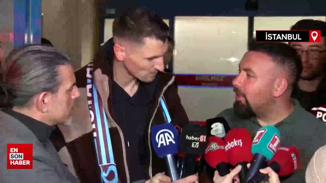 Trabzonspor'un yeni transferi Thomas Meunier Trabzon’a geldi