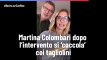 Martina Colombari dopo l'intervento si 'coccola' coi tagliolini