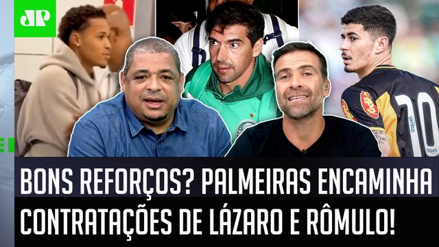 É IMPRESSIONANTE! Essas CONTRATAÇÕES do Palmeiras MOSTRAM que... Lázaro e Rômulo GERAM DEBATE!