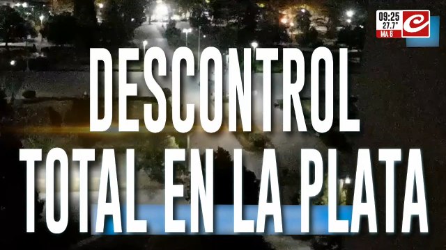 La Plata: descontrol total por picadas en pleno centro
