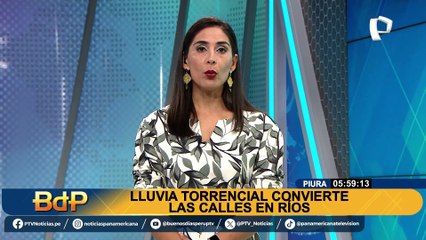 Lluvia torrencial inunda calles de Piura: “todo está acumulado”