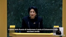 Presidente Georgia: La Russia vuole creare base navale in Abkhazia