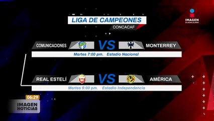 Martes de CONCACAF, estos son los partidos