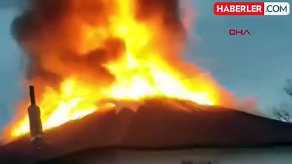Amasya'da tek katlı ev yangında kullanılamaz hale geldi